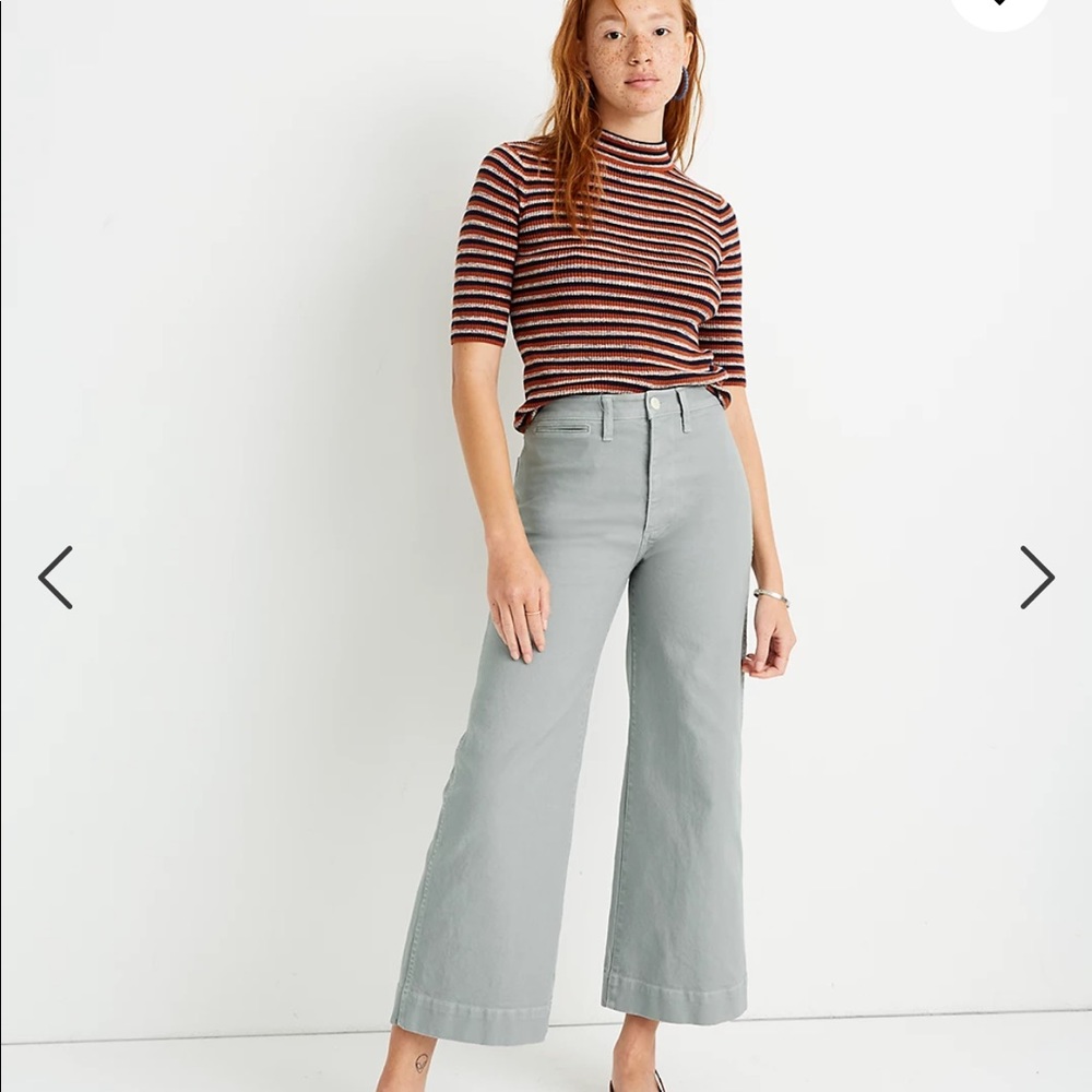 Madewell Emmett Wide-Leg Crop Pants